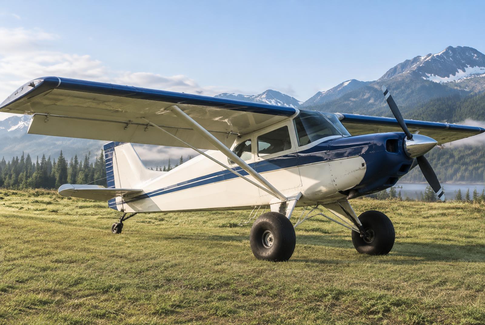 Maule MX-7 auf einer Graspiste